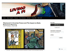 Tablet Screenshot of livingafi.com
